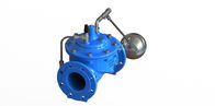 Válvula de controlo de flutuação de água azul com materiais de borracha EPDM GGG50