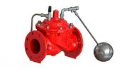 Válvula de controlo remoto de flutuação vermelha com material de acabamento de aço inoxidável