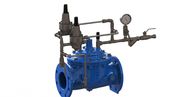 Válvula de controle do impulso do ferro dútile azul anti como o diafragma reforçado de nylon da válvula de segurança