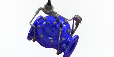 Não vazamento válvula de alívio de pressão de água com azul RAL 5010 ferro dúctil para sistema de água