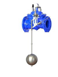 Válvula de controlo de flutuação de ligação de extremidade da flange feita de materiais GGG50 e aço inoxidável 304 para alto desempenho