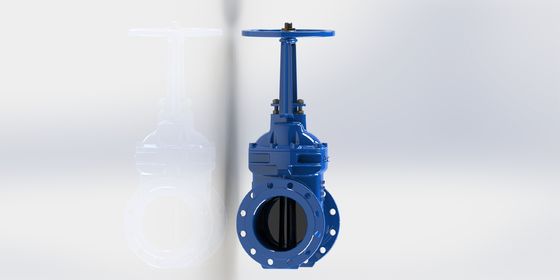 PN16 Valva de entrada de água resistente à corrosão de ligação com flange para controlo de tubulações industriais