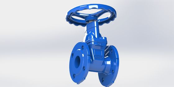 Válvula Gaveta de Água com Padrão de Design BS, Classificação de Pressão PN10, Vedação EPDM e Aprovação WRAS para Uso Industrial e Comercial