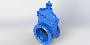 PN25 Tipo de flange operada manualmente da válvula de porta de ferro volátil