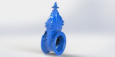 PN25 Tipo de flange operada manualmente da válvula de porta de ferro volátil