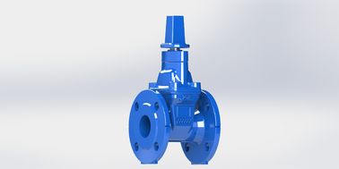 Válvula de ligação de porta de flange resistente à corrosão para obras de abastecimento de água