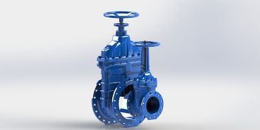 PN25 Tipo de flange operada manualmente da válvula de porta de ferro volátil