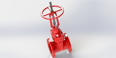 Epoxi vermelho revestido com válvula de porta Ul Fm