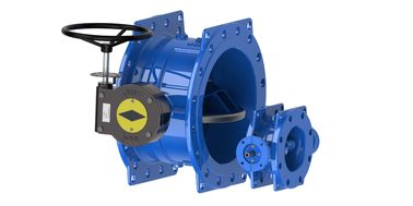 Conexão de flange válvula de borboleta dupla excêntrica durável versátil para industrial