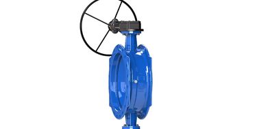 Conexão de flange válvula de borboleta dupla excêntrica durável versátil para industrial
