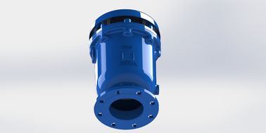 Combinação de válvula de descarga de vácuo de ar com filamento de flange