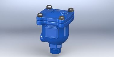 Bleu pequena válvula de ventilação de ar de aço inoxidável flutuante, revestimento epoxi válvulas de controle de fluxo de ar