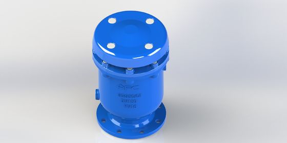 Válvula de liberação de ar combinada com flutuador de aço inoxidável e ligação de flange roscada para sistemas de pressão PN10-16-25