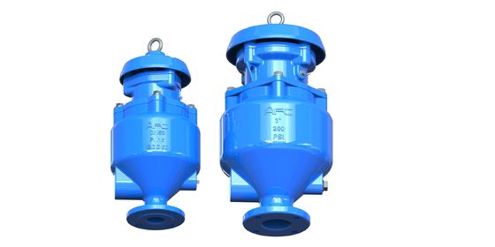 Válvula de descarga de ar de esgoto de ferro dúctil com resistência a altas temperaturas ≤ 80°C e anticorrosivo para sistemas de águas residuais