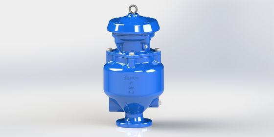 Válvula anti-corrosiva de descarga de esgoto com resistência a altas temperaturas e pressões para sistemas de águas residuais