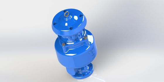 Válvula de descarga de ar de esgoto com gama de tamanhos DN50-DN200, peças internas 316SS e classificações de pressão PN10-PN40