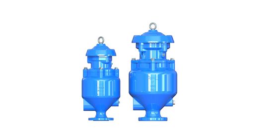 Válvula de descarga de ar de esgoto de ferro dúctil DN50-DN200 para sistemas de esgoto com resistência a temperaturas ≤ 80°C