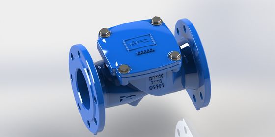 EN12266 Norma de ensaio Valva de controlo flexível de balanço com tipo de ligação de flange e material de vedação EPDM para controlo de fluidos industriais