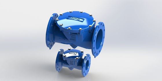 EN12266 Norma de ensaio Valva de controlo flexível de balanço com tipo de ligação de flange e material de vedação EPDM para controlo de fluidos industriais