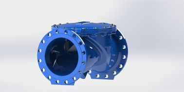 Válvula de retenção de águas residuais de flange dupla, pin de aço inoxidável para sistema HVAC