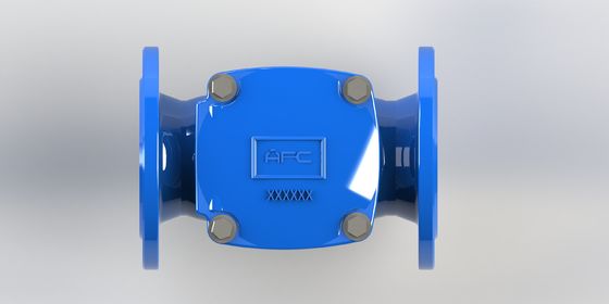 Válvula de verificação flexível oscilante certificada ISO com material de vedação EPDM para faixa de temperatura de 0-80 ℃
