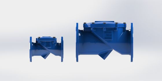 Válvula de Retenção Oscilante de Ferro Dúctil com Flange e Vedação EPDM para Controle de Tubulação Industrial