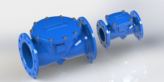 EN12266 Válvula de controlo flexível de balanço homologada com material de vedação EPDM e flange PN10,PN16 para aplicações aquáticas