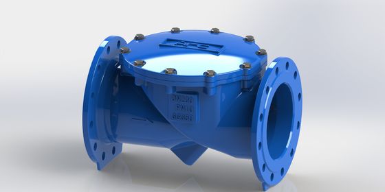 DN50-700 válvula de retenção flexível de balanço com conexão de flange PN10 e vedação EPDM para sistemas de fluidos industriais