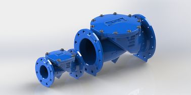 Válvula de controlo flexível de balanço de ferro dúctil com flange duplo de tecido reforçado de nylon