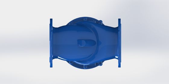 Válvula de Retenção Oscilante PN16 com Corpo em Ferro Dúctil e Material de Vedação em EPDM