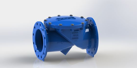 Válvula de Retenção Oscilante PN16 com Corpo em Ferro Dúctil e Material de Vedação em EPDM