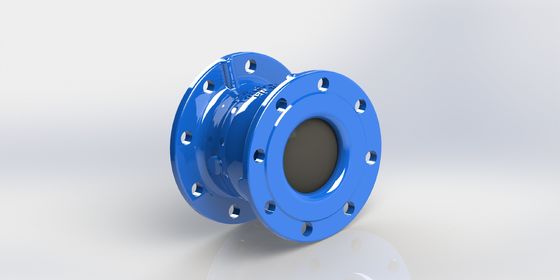 Válvula de Retenção de Ferro Fundido Dúctil com Fechamento Rápido e Vedação Macia para Controle de Fluidos em Tubulações Industriais