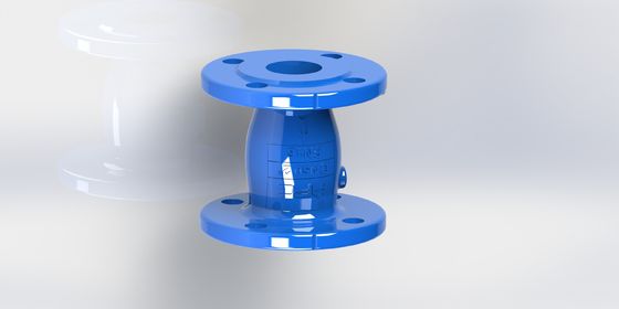 PN16 válvula de retenção de pressão com construção de ferro dúctil e tipo de vedação macia para resistência à corrosão