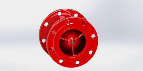 Válvula de travagem de ferro dúctil com ligação rápida de fechamento e de terminação de flange para sistemas de tratamento de água