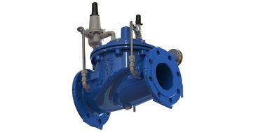 A 200 válvula redução de pressão diafragma de nylon SS304 EPOXY revestimento de flange de ligação
