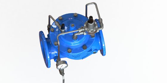 Valva de manutenção da pressão com diafragma de nylon reforçado e ligação de flange para pressão máxima PN25
