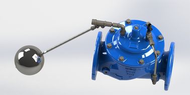 EPDM válvula de controlo de flutuação de borracha com tipo de controlo de modulação e flange EN1074-5