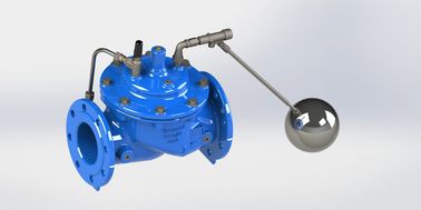 EPDM válvula de controlo de flutuação de borracha com tipo de controlo de modulação e flange EN1074-5