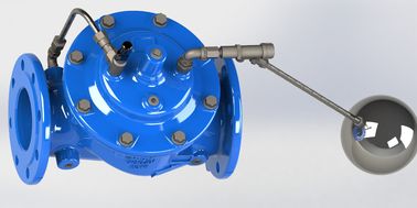 Válvula de controlo de flutuação de ligação de extremidade da flange feita de materiais GGG50 e aço inoxidável 304 para alto desempenho