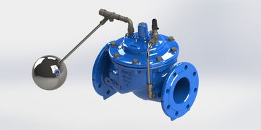 GGG50 Materiais EN1074-5 Características de fluxo linear de flange válvula de controlo de flutuação para industriais