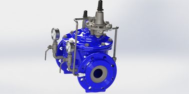Acionamento manual SS304 Piloto válvula de controle de fluxo de água EPDM Material de vedação para vedação
