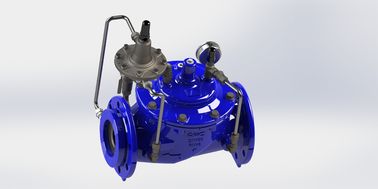 PN25 EN1074-5 Válvula de regulação do caudal hidráulico reguladora padrão com acabamento de aço inoxidável