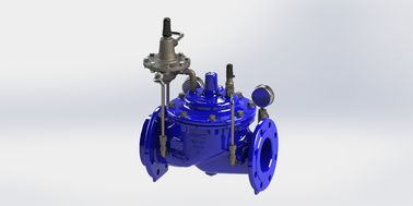 PN25 EN1074-5 Válvula de regulação do caudal hidráulico reguladora padrão com acabamento de aço inoxidável