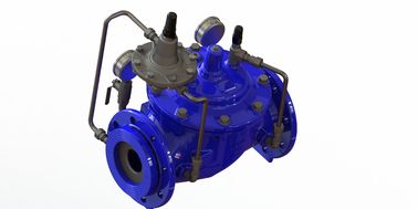 SS304 Válvula de controlo de fluxo pilotada PN10/16/25 Ral5005 Para a gama de temperaturas de 0 a 80 °F