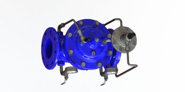 Bleu Ral5005 EPDM Sealing A400 Valve de Controle de Fluxo SS304 Pilot