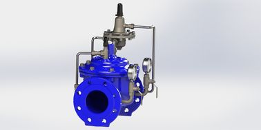SS304 Válvula de controlo de fluxo pilotada PN10/16/25 Ral5005 Para a gama de temperaturas de 0 a 80 °F