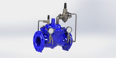 EPDM Seal Valve de Controle de Fluxo SS304 Pilot EN1074-5 Diafragma de Reforço de Nylon
