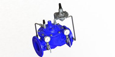 Bleu Ral5005 EPDM Sealing A400 Valve de Controle de Fluxo SS304 Pilot