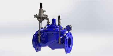 Bleu Ral5005 EPDM Sealing A400 Valve de Controle de Fluxo SS304 Pilot
