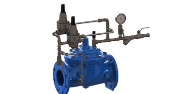Conexão do extremo da flange válvula de diafragma operada hidraulicamente com reforço de nylon e diafragma EPDM